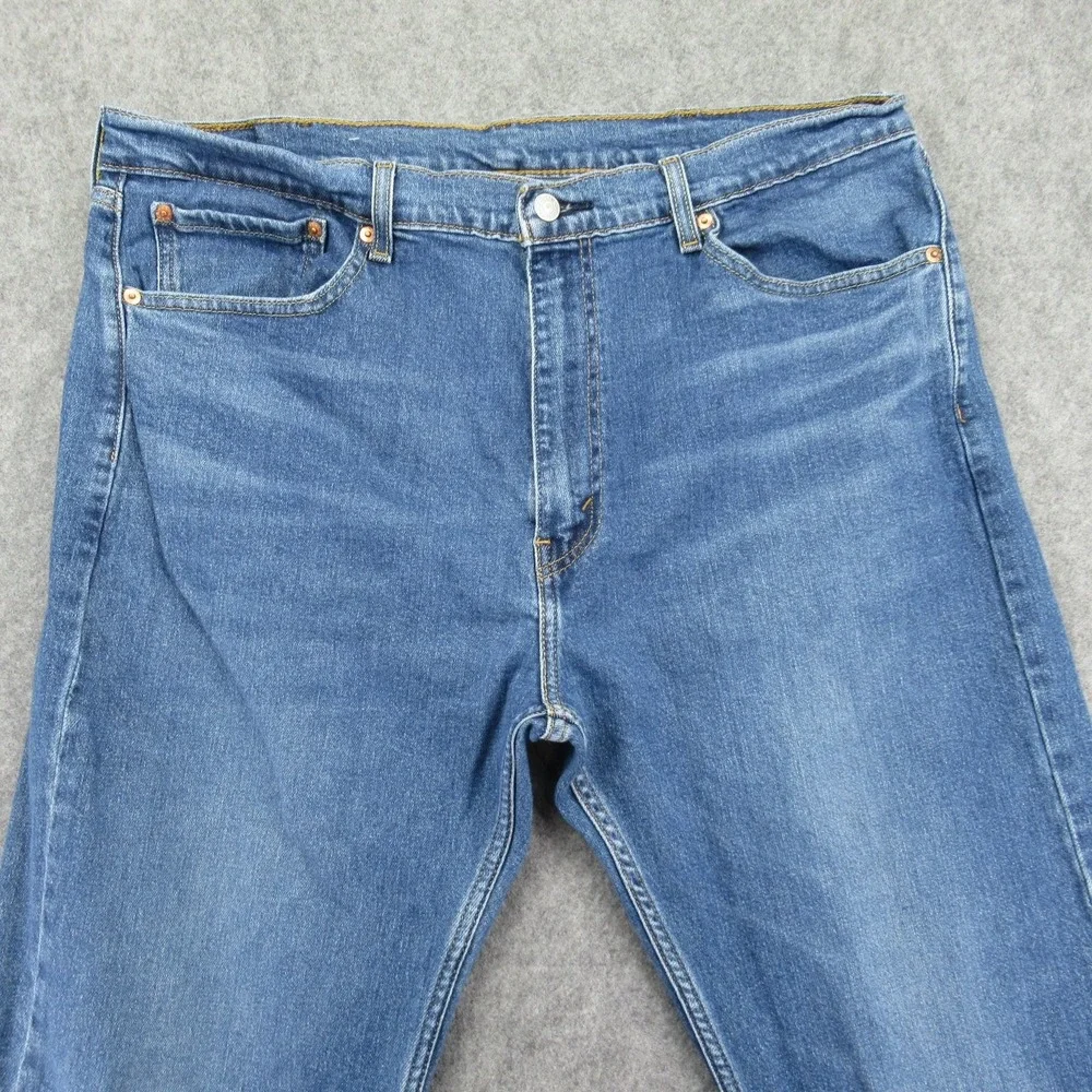 Levi's 505 Men's Jeans Blue Denim W40 L30‎ Straight Fit Cotton Stretch